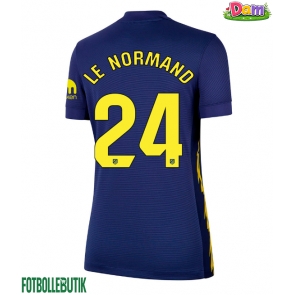 Atletico Madrid Robin Le Normand #24 Bortatröja Kvinnor 2025-26 Kortärmad